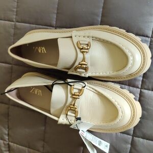 Zara buckle lug sole loafer
